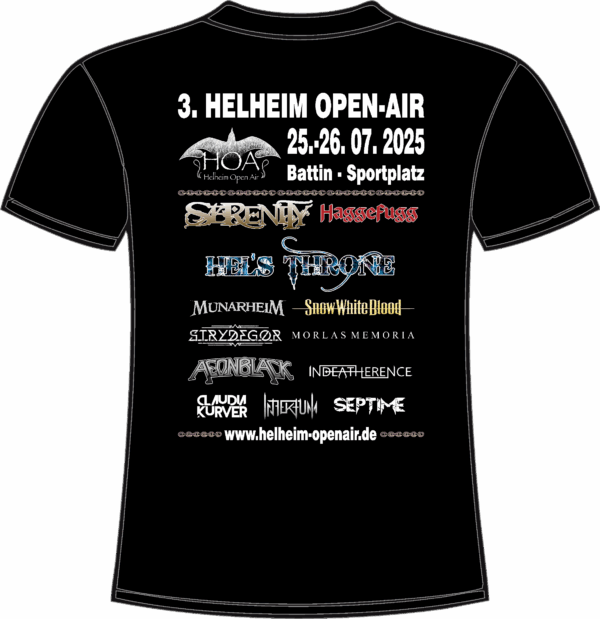Festival Girly Shirt „H:O:A 2025" – Bild 2