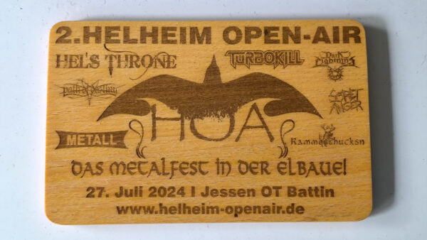 Frühstücksbrettchen „H:O:A 2024"